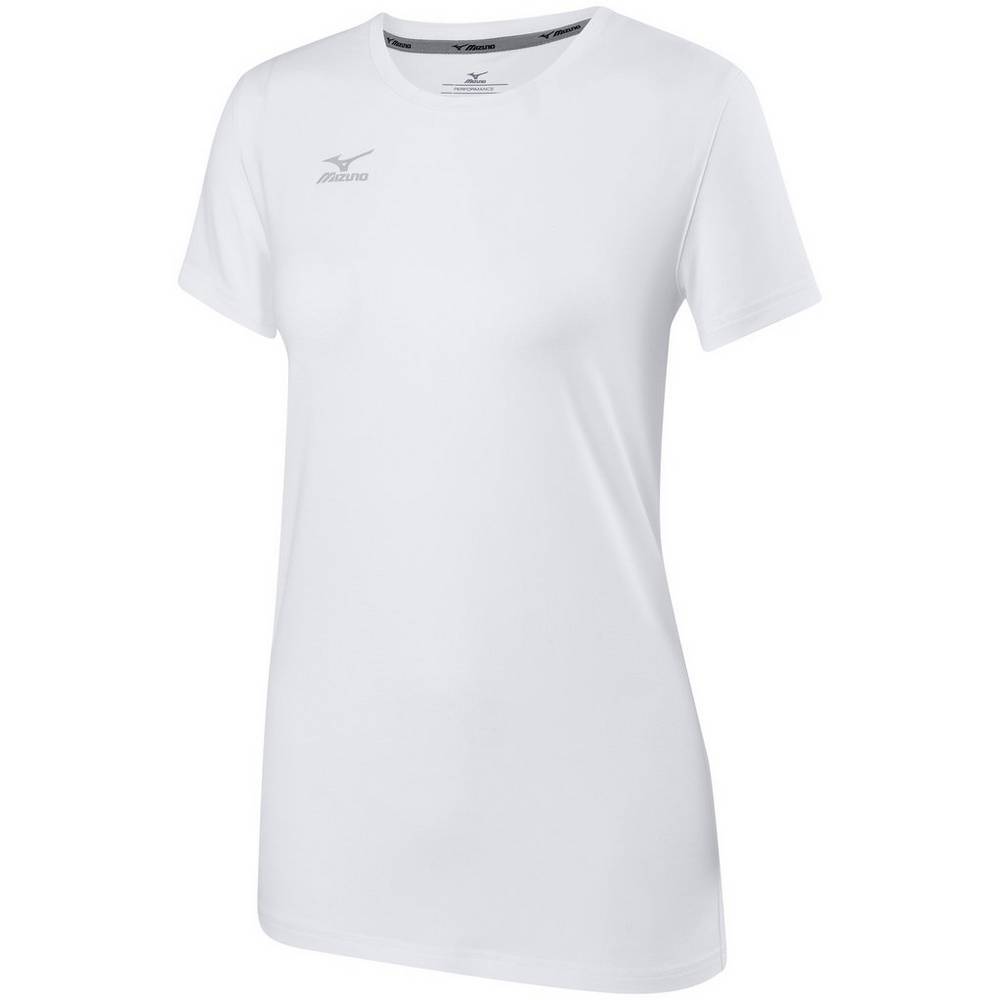 Mizuno Women's Volleyball Attack 2.0 T-Shirts White (440647-YJT)